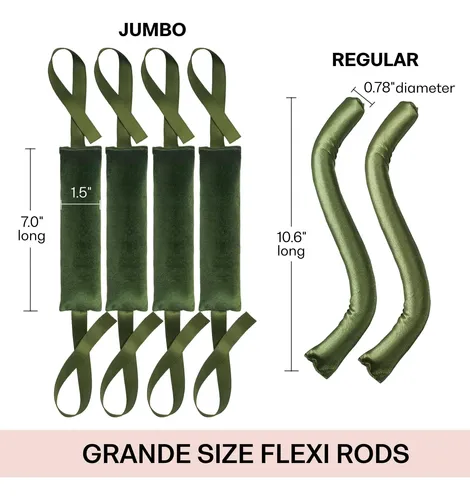 Hair Roller Lanzhire Heatless Overnight Rizos Ribbon
