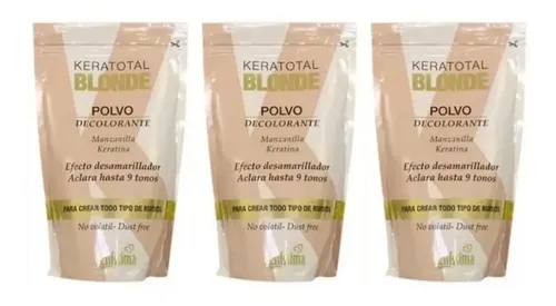 Polvo Decolorante Bellisima Keratotal Blonde X3 De 700gr