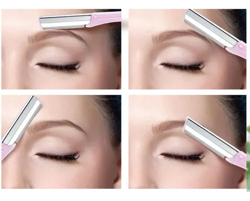 Kit De Navajas Quita Vellos Perfilador De Cejas Mely X3 Und