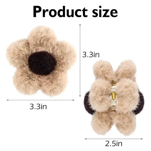 Pinzas Para El Pelo Con Forma De Flor Para Mujeres Y Niñas,