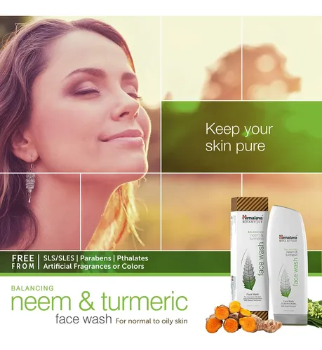 Limpiador Facial Himalaya Botanique Equilibrante Con Neem Y