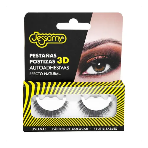 Jessamy Pestañas Postizas 3d Autoadhesivas Efecto Natural