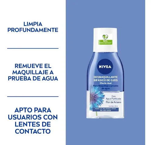 Nivea Desmaquillante Bifásico De Ojos 125ml