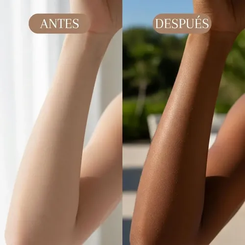 Parches Autobronceadores Sin Sol 21 Piezas Rostro Y Cuerpo