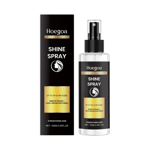 Brillo En Aerosol Hoegoa Para El Cuidado Del Cabello, Nutre