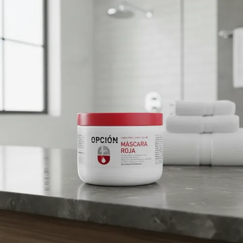 Máscara Roja Pre/post Coloración 300ml Opción Full