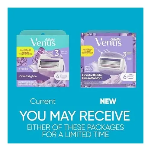 Gillette Venus Comfortglide Freesia: Navaja, Aroma Floral