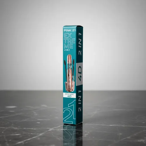 Mascara Pestañas Rimel 4d Pink 21 Extreme Lashes 12 Unidades