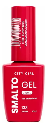 City Girl Esmalte Semipermanente Uv/led 15ml Para Uñas 133