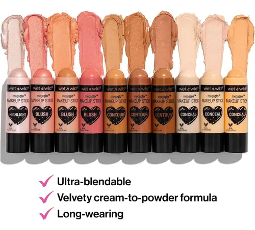 Wet N Wild Megaglo Stick Maquillaje Contour Y Conceal 31g