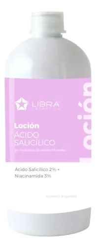 Locion Acido Salicillico 2% Niacinamida 3% 250ml Libra Local