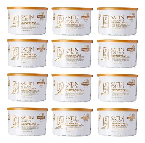 Satin Smooth Calendula Cera Gold 12 Pack