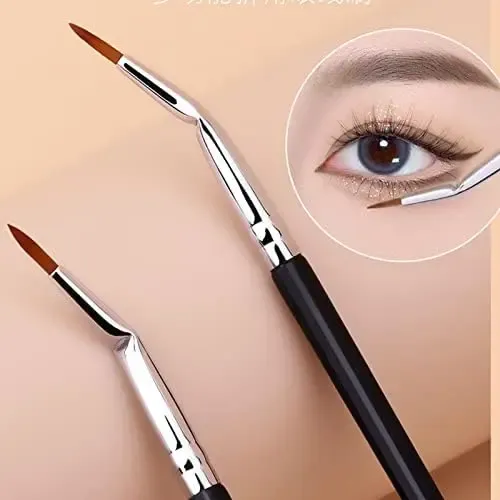 5 Uds Brocha Doblada, Brochas En Ángulo De Maquillaje Para Borrar