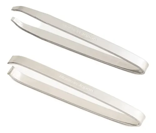 Pinzas Para Cejas [hechas En Japón] Set De 2 Piezas, Pinzas