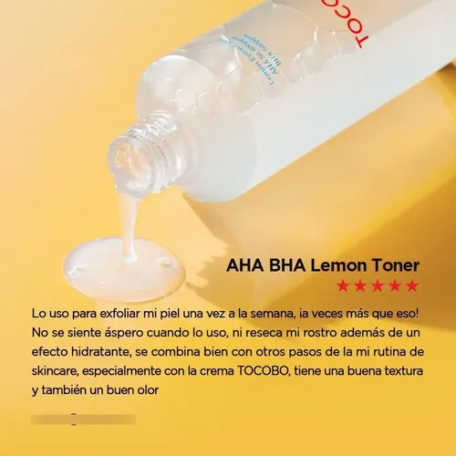 Tocobo Tónico Facial De Limón Exfoliante Con Vitamina C