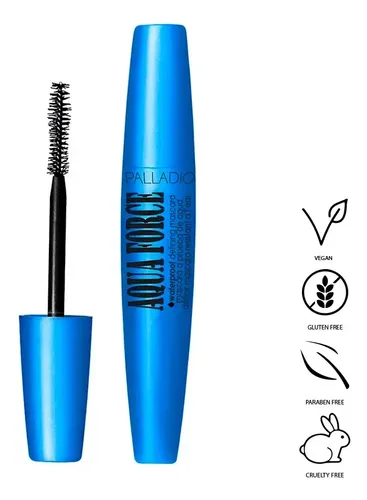 Mascara Para Pestañas Aqua Force X10ml Palladio Color Black