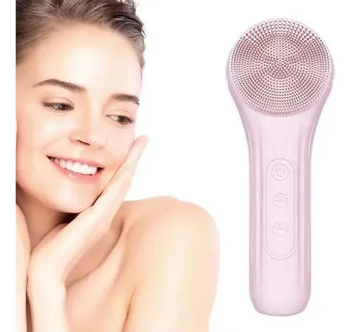 Facial Vibratorio De Silicona De Limpieza 2 En 1 Bar Al Por  Negro