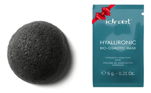 Esponja Limpieza Facial Conjac Vegetal Unisex Idraet+ Regalo