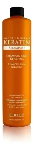Fidelité Shampoo Keratina 900ml para Cabellos Dañados