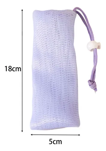 Esfoliante Corporal Purificador De Sabonete Bolso De Violeta
