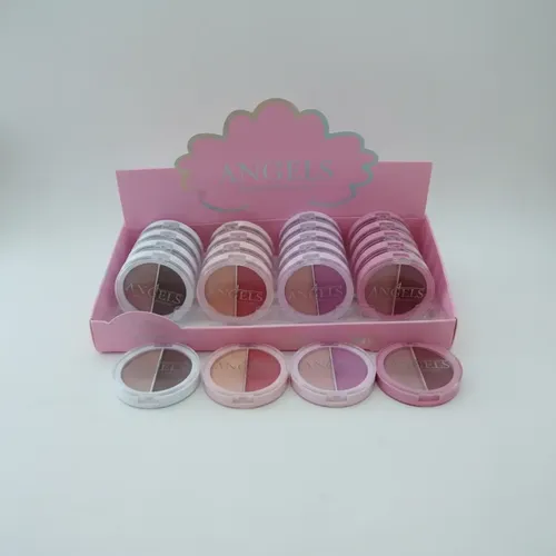 Paleta De Sombras Duo Color Matte Brillos X 21 Paletas