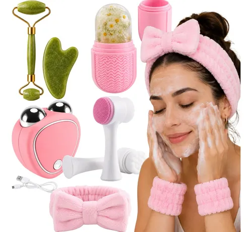 Kit Skincare Facial Spa Premium Box Regalo Mujer 5 Productos