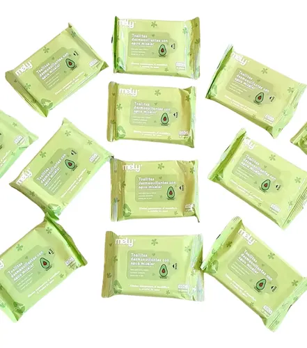 Toallitas Desmaquillantes X 5 Con Agua Micelar Mely Skincare
