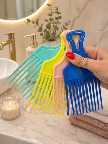 Peine para desenredar y peinar cabello afro ZEVA Afro Tenedor surtidos x unidad