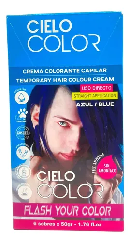Otowil Cielo Color Crema Colorante Capilar Tono Azul x 1 unid