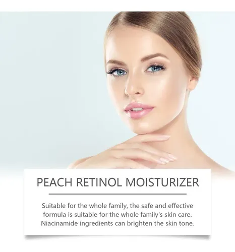 Crema Facial Iluminadora Hidratante Con Retinol Y Melocotón