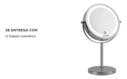 Espejo Cosmetica Led Maquillaje Profesional X7/x1 Aumento
