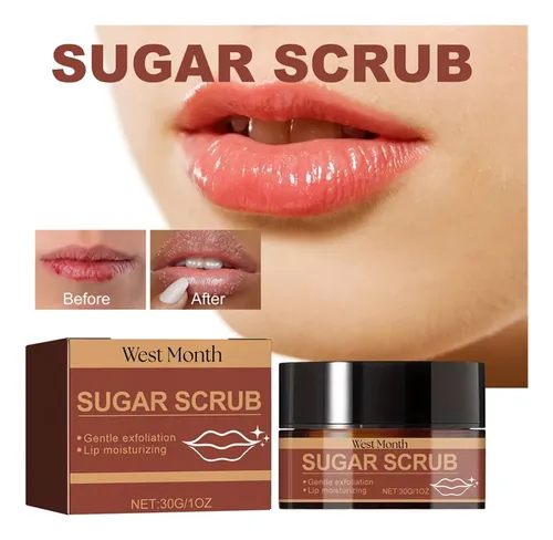 Exfoliante Blanqueador De Labios Para Opacar, Hidrata Y Redu