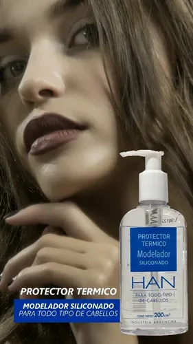 Protector Termico Capilar Modelador Siliconado Han 200cc