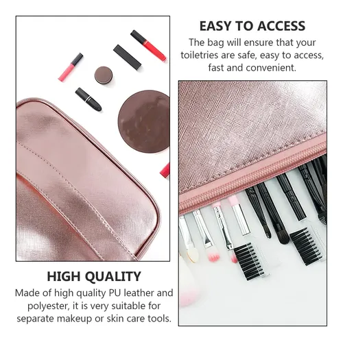 1 Juego De Bolsas Impermeables Para Viajes, Maquillaje, Artí