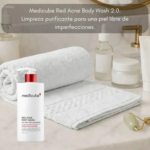 Gel De Baño Corporal Red Acne Medicube Piel Acneica 400g