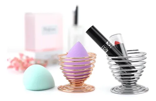 Soporte Para Esponja De Maquillaje Luxspire, Acero Inoxidabl