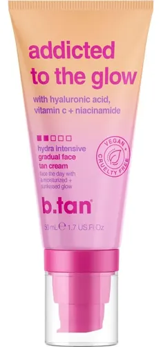 Crema Bronceadora Facial B.tan Addicted To The Glow Con Vita