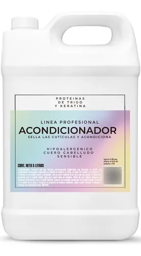 Acondicionador Crema De Enjuague X 5 Litros Con Proteinas