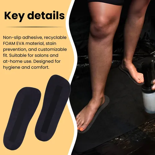 Kobbtan Almohadillas Para Pies Para Spray Tan, 60 Pares, Esp