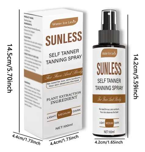 Body Tanning Con Alcohol-free Tan Enhanced Spray –