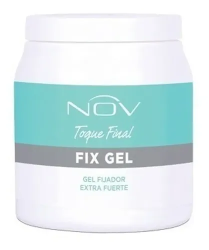 Gel Fijador Extra Fuerte Nov Fix Gel Peluqueria X 980 Grs