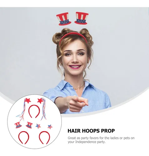 Fs 3 Broches For El Pelo Con Bandera De Ee.uu.