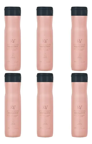 6 Shampoo Ossono Keratina X250 Ml Reparación Y Nutrición