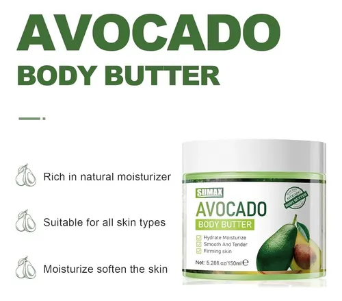Crema Hidratante Corporal Y Facial De Aguacate For Piel .