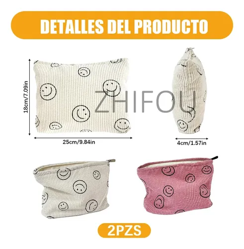 2pz Cosmetiquera Neceser De Viaje Portátil Maquillaje Mujer