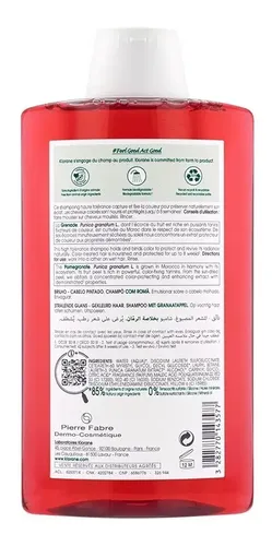 Klorane Granada Shampoo Para Cabello Teñido X 400 Ml