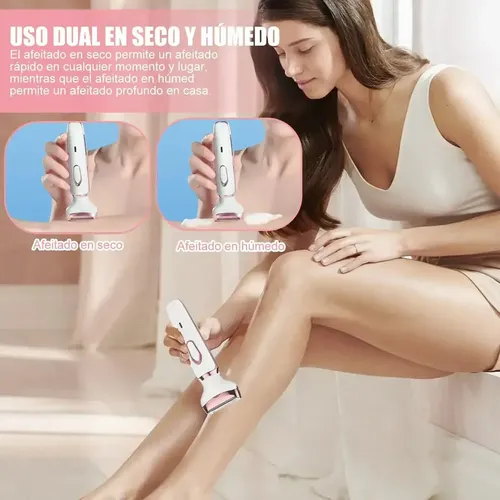 Y Depiladora Eléctrica Recargable 4 En 1 For Mujer, Con
