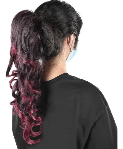 Extensiones De Cabello, Peluca, Larga Y Rizada, Con Pinza