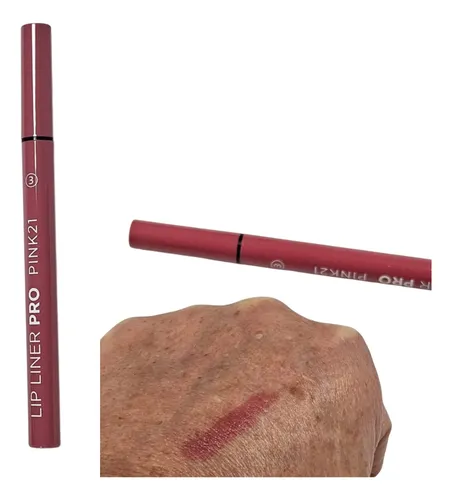 Delineador Labios Liquido Pink 21 Pro A Prueba Agua