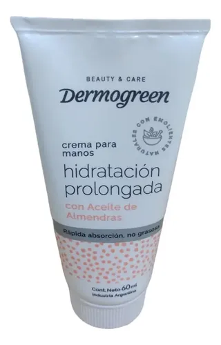 Crema Para Manos Dermogreen Hidratacion Prolongada 60 Ml